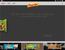 Tablet Screenshot of powerbar.ca